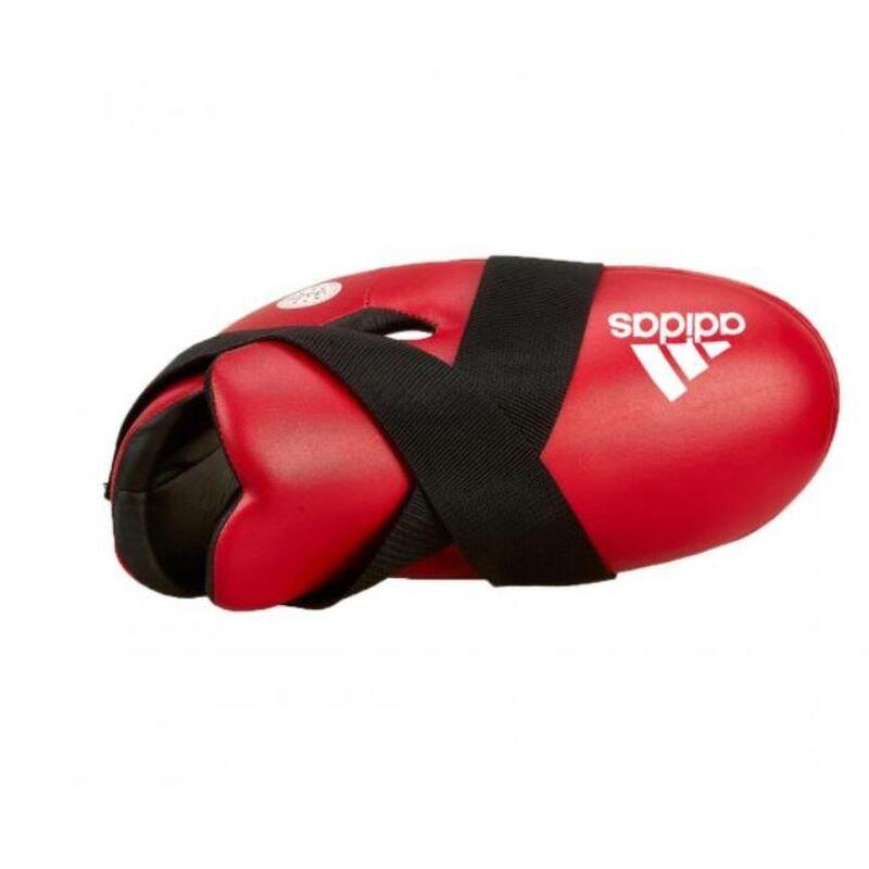 Protège-pieds - New Kick Pro Adidas rouge WAKO APPROVED