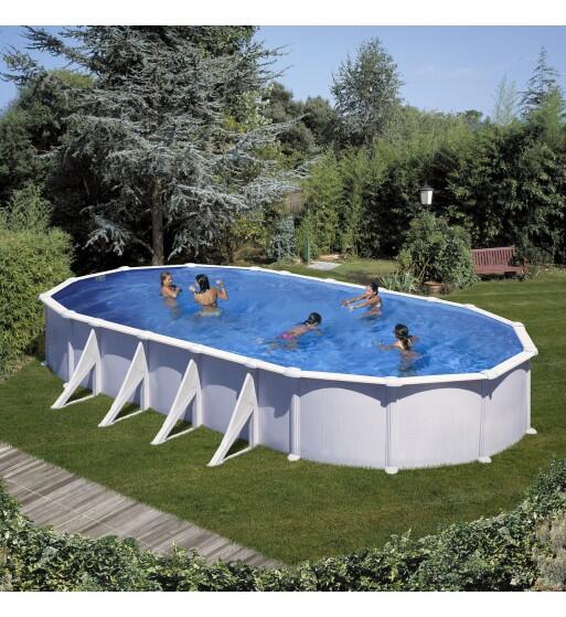 Atlantis Ovalpool Gre mit stabilem Rahmen 915x470x132 2/7