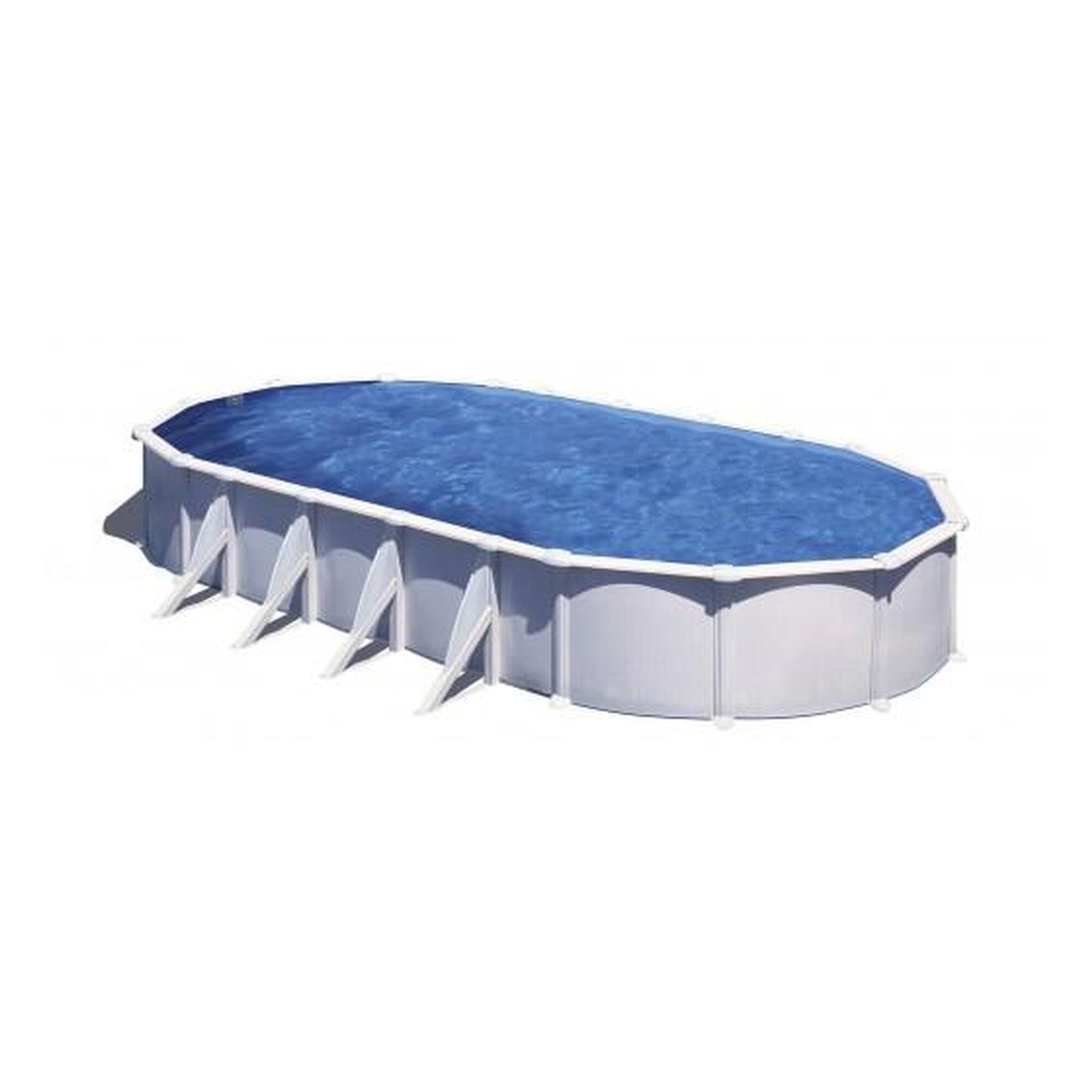 Atlantis Ovalpool Gre mit stabilem Rahmen 915x470x132 1/7