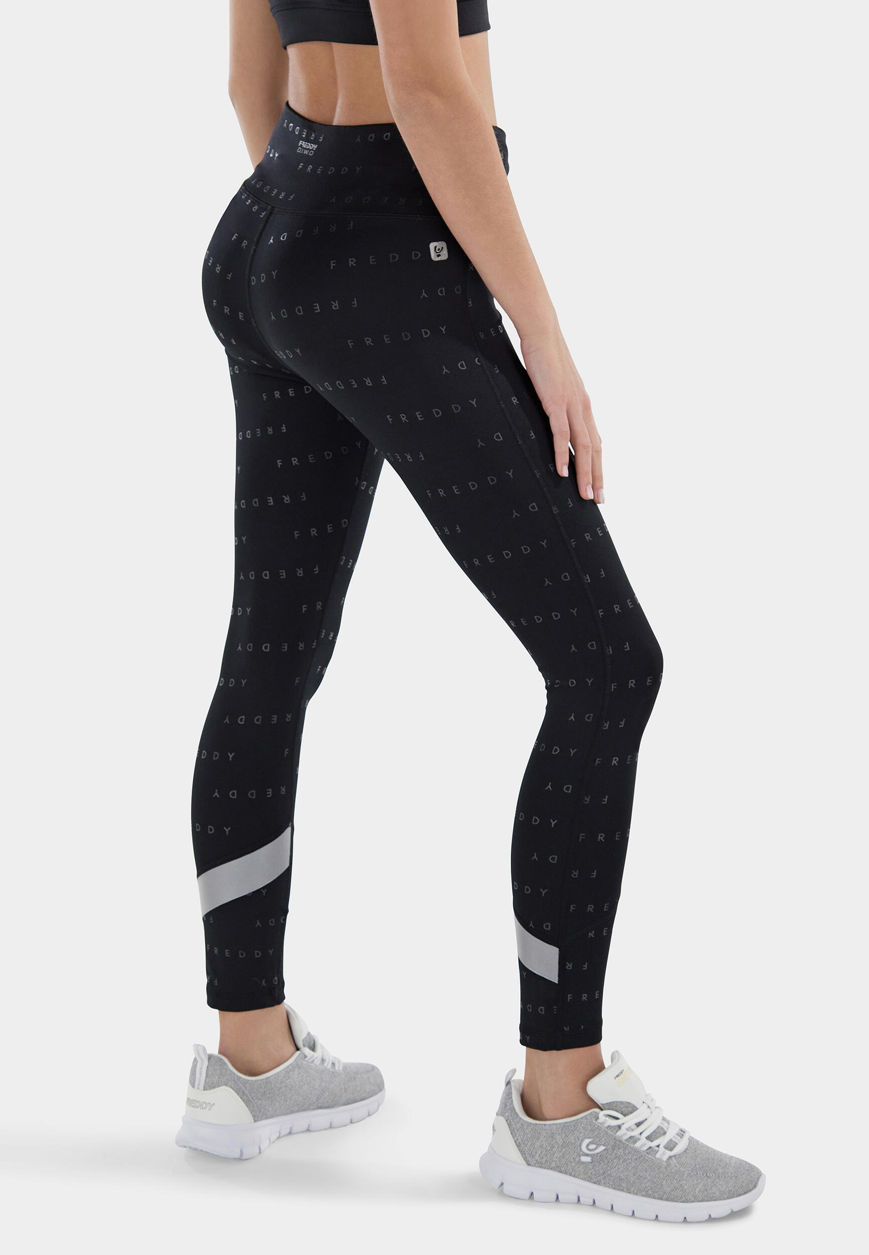 Leggings transpirant écologique Superfit avec logo Freddy imprimé partout 2/5