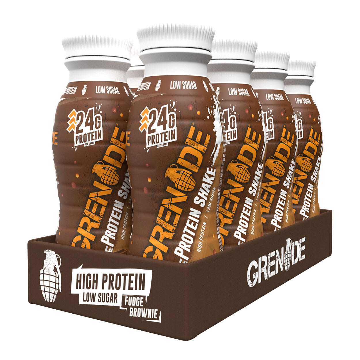 Protein Shake Grenade Protein Shakes 330ml Fudge Brownie (Case of 8)
