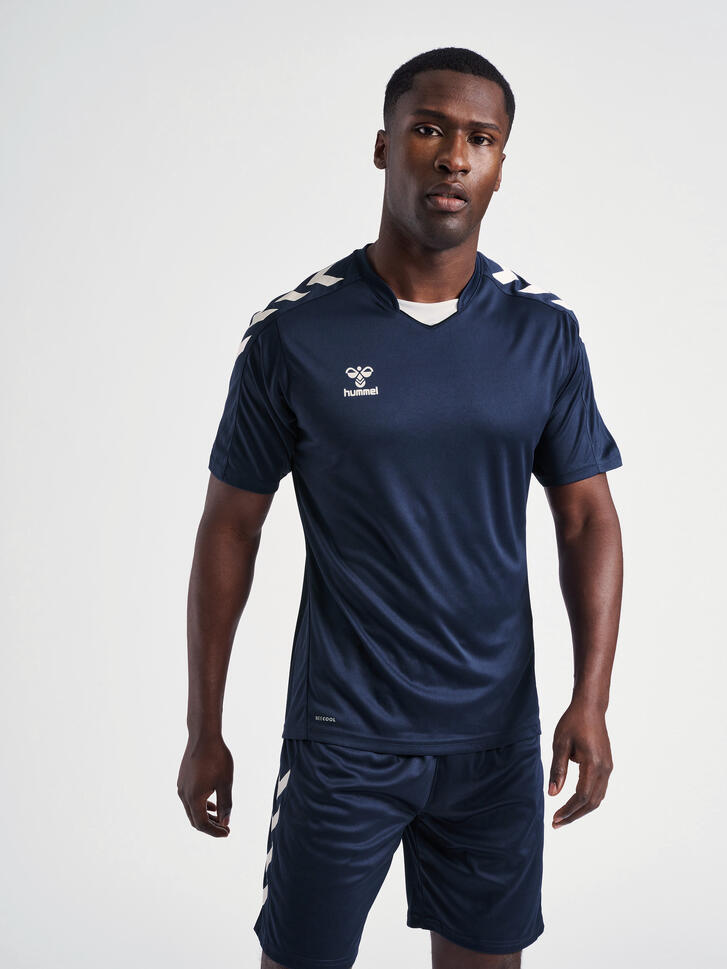 Koszulka piłkarska z krótkim rękawem męska Hummel Core XK Poly Jersey S/S