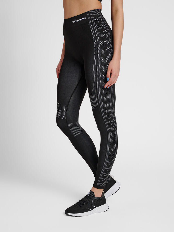 Damskie legginsy ze średnim stanem Hummel Shaping