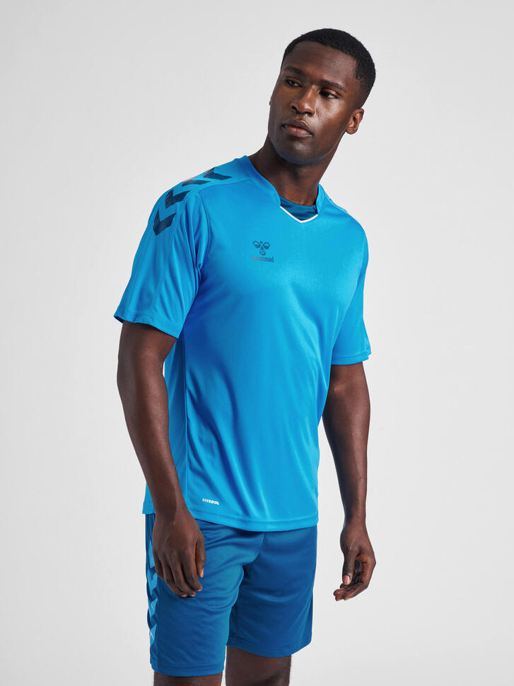 Koszulka piłkarska z krótkim rękawem męska Hummel Core XK Poly Jersey S/S