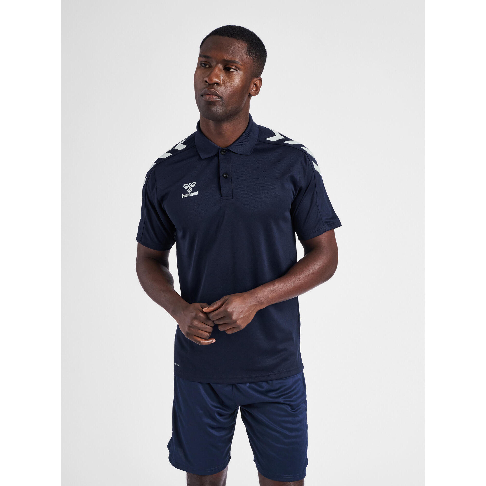 Hummel - Enfiler Polo Hmlcore Multisport Adulte Hummel - Polo Manches Courtes - Bleu - 40 M - Decathlon