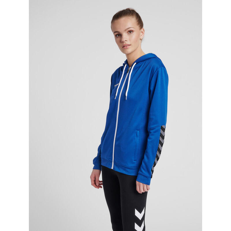 Sudadera de mujer Hummel zip hmlAUTHENTIC Poly