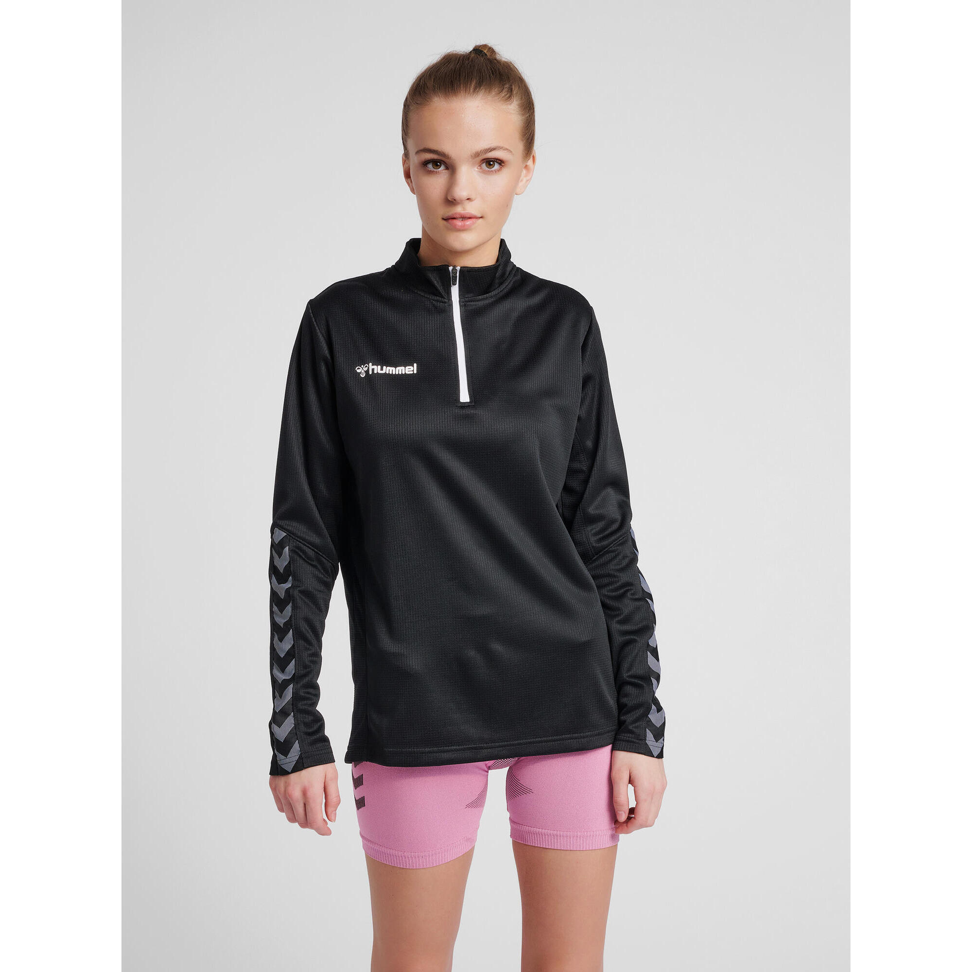 Hummel - Fermeture Éclair Zip Combinaison Hmlauthentic Femme Hummel - Veste - Blanc|noir - 36 Xs - Decathlon
