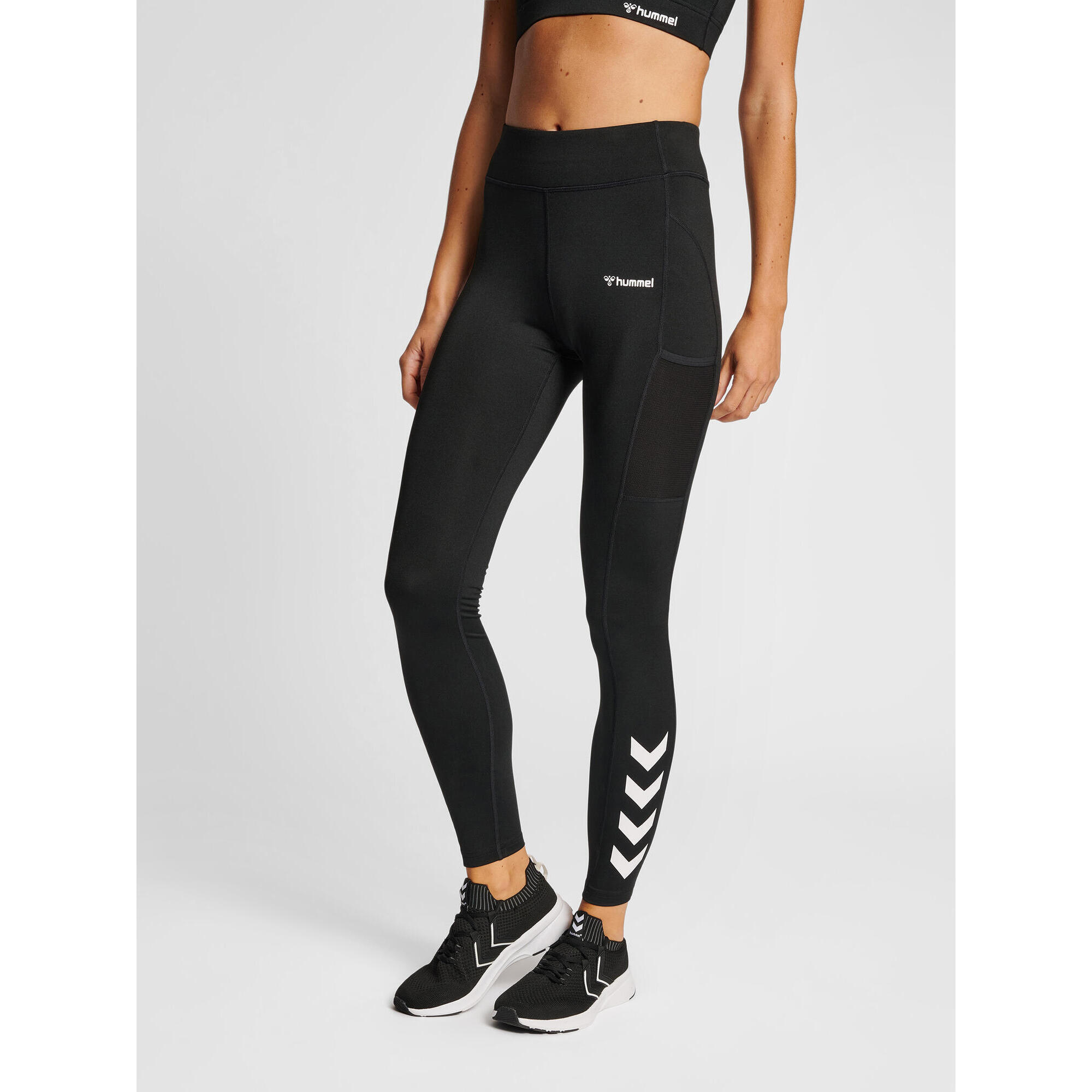 Hummel - Enfiler Collants Hmlmt Chipo Femme Hummel - Legging - Noir - 36 Xs - Decathlon