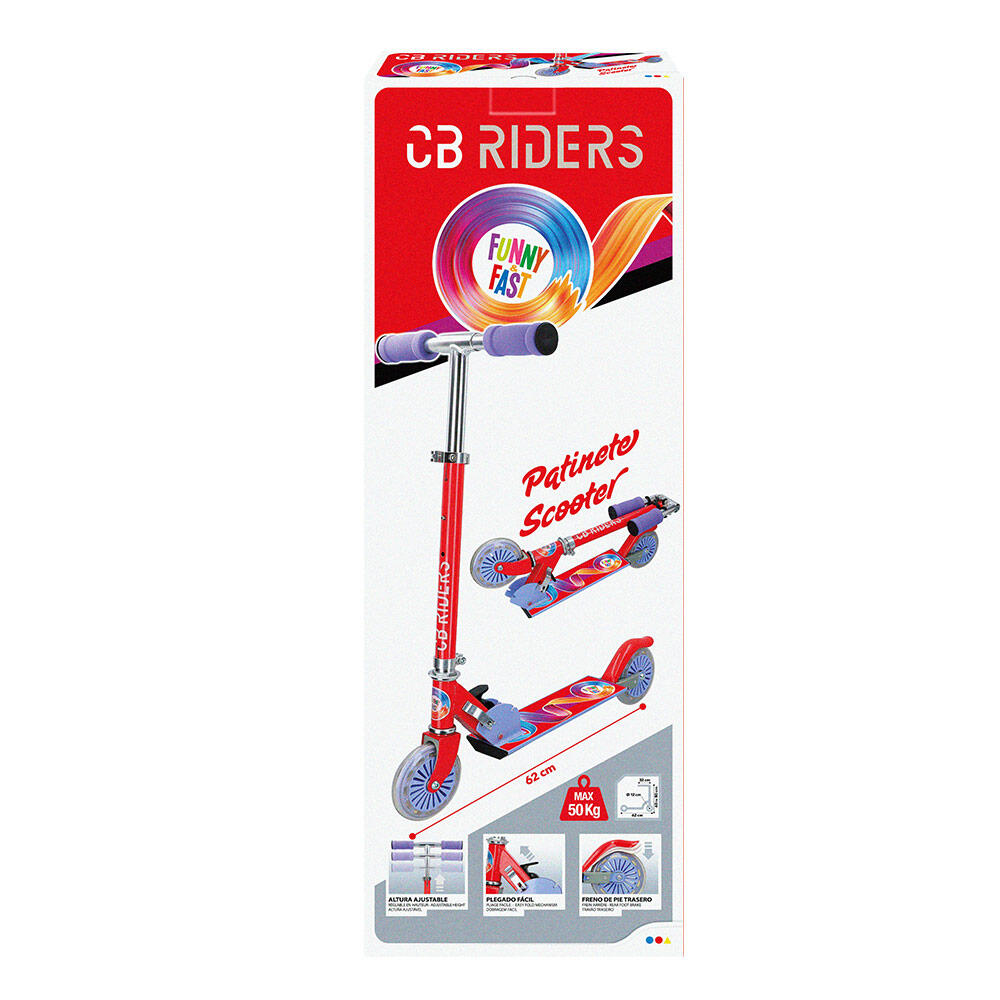 Trotineta para crianças 3 anos trotineta dobrável alumínio 2 rodas 12cm CBRIDERS 5/5