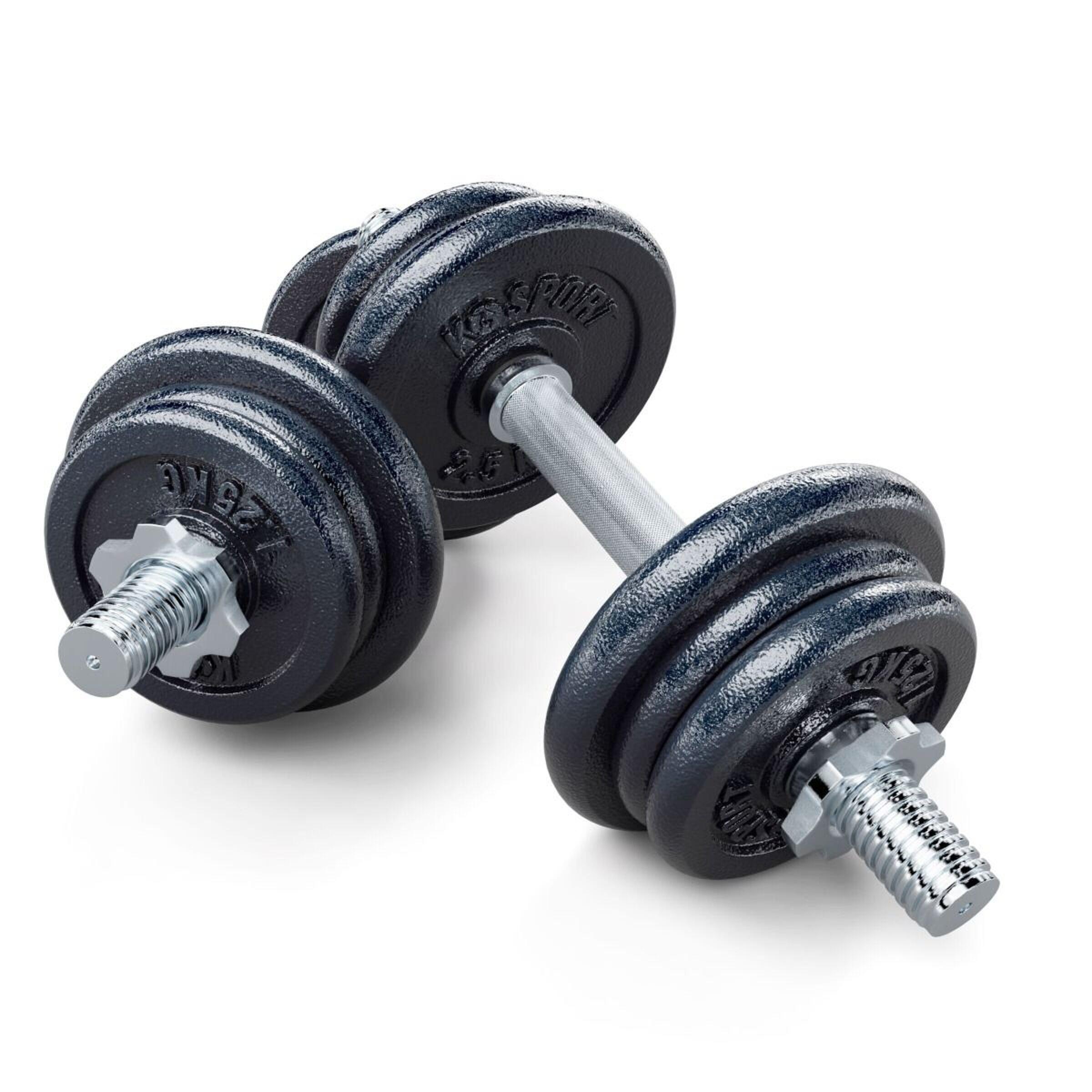 Set manubri - 39kg I  2x manubri regolabili per l'allenamento 2/4