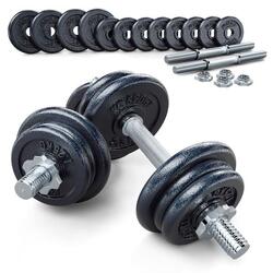 Dumbbell Set 39kg I Set van 2 Dumbbells voor krachttraining