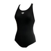 GIRLS SWIMWEAR BASIC XBACK ONE PIECE - BLACK