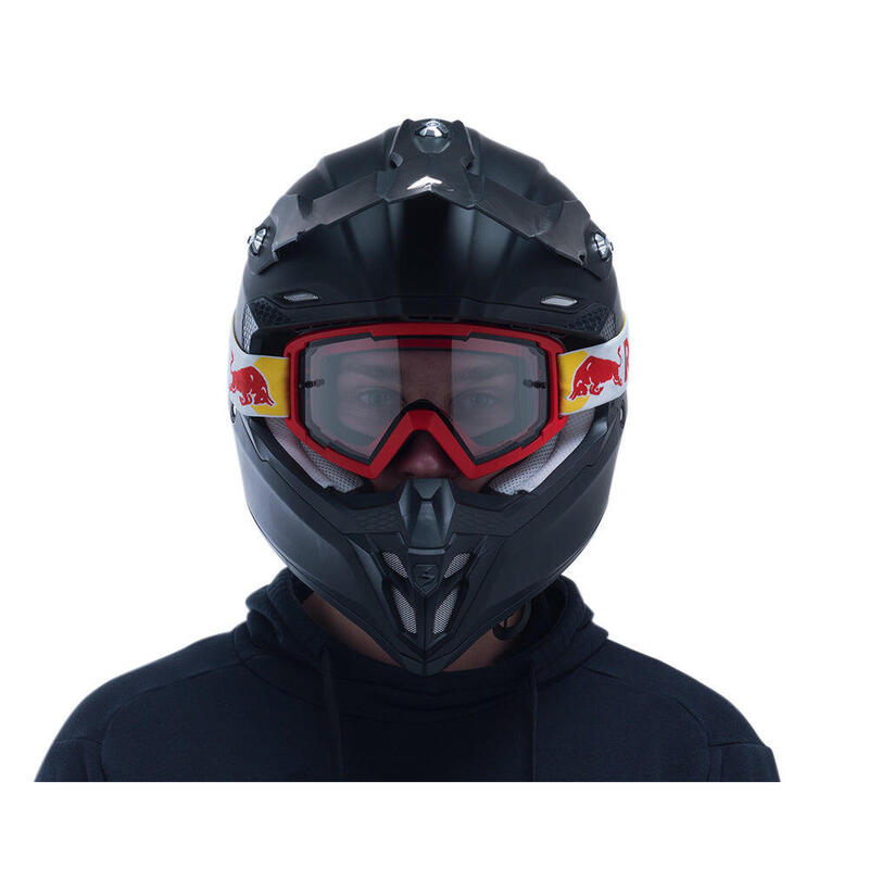 RED BULL SPECT EYEWEAR MX WHIP-008 - Transparant / ROOD