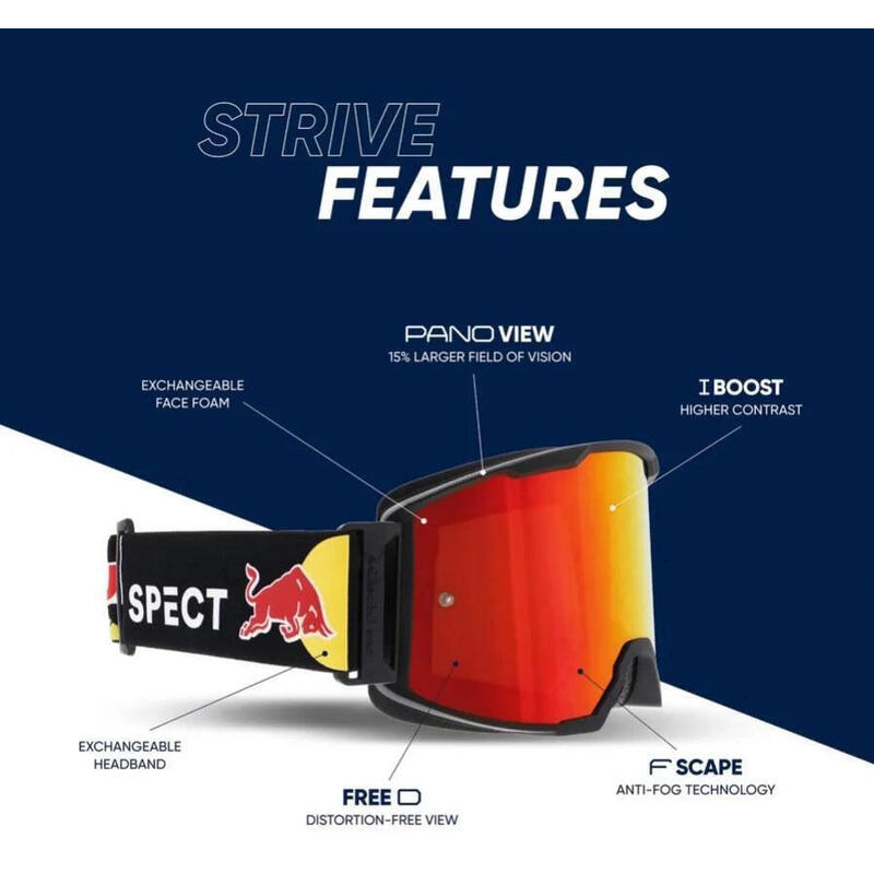 RED BULL SPECT EYEWEAR Veiligheidsbril STRIVE-012S