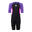 小童中性泳裝 COLOR FUN 短袖2mm連身保暖衣 - 深紫色