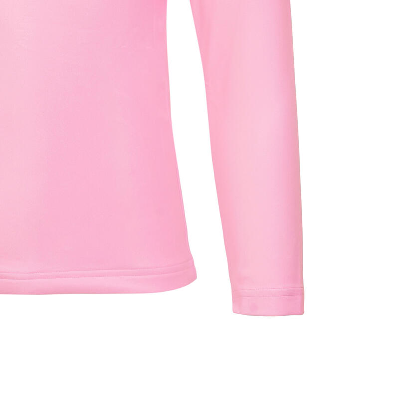 KIDS UNISEX SWIMWEAR BASIC LONG SLEEVE SUN PROTECTION SET - PINK