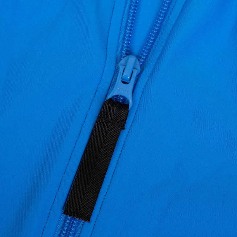 小童中性泳裝 經典款 長袖連身防曬衣- 藍色