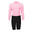 KIDS UNISEX SWIMWEAR BASIC LONG SLEEVE SUN PROTECTION SUIT - PINK