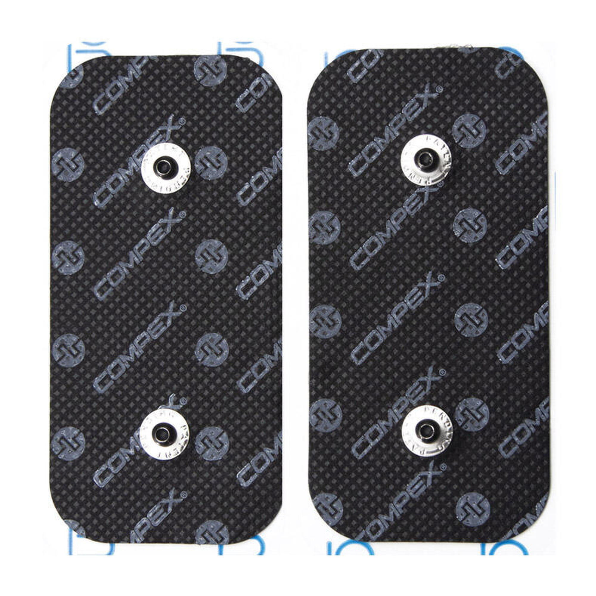 COMPEX 2 Eletrodos Performance Snaps 5x10 cm Cor: Preto