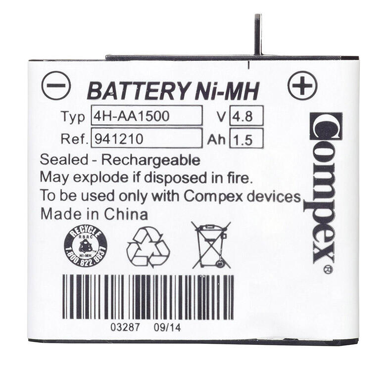 Compex standard 4-cell battery 1/3