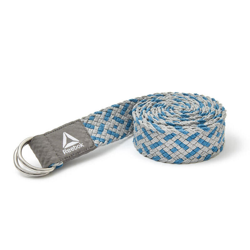 Premium Yoga Strap Anglais Emeraude / Gris