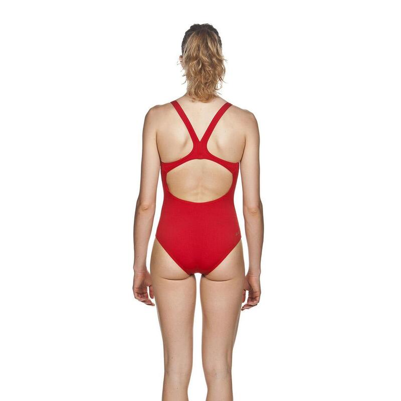 arena Women Sports combinaison de natation Solid Swim Pro, Red-White