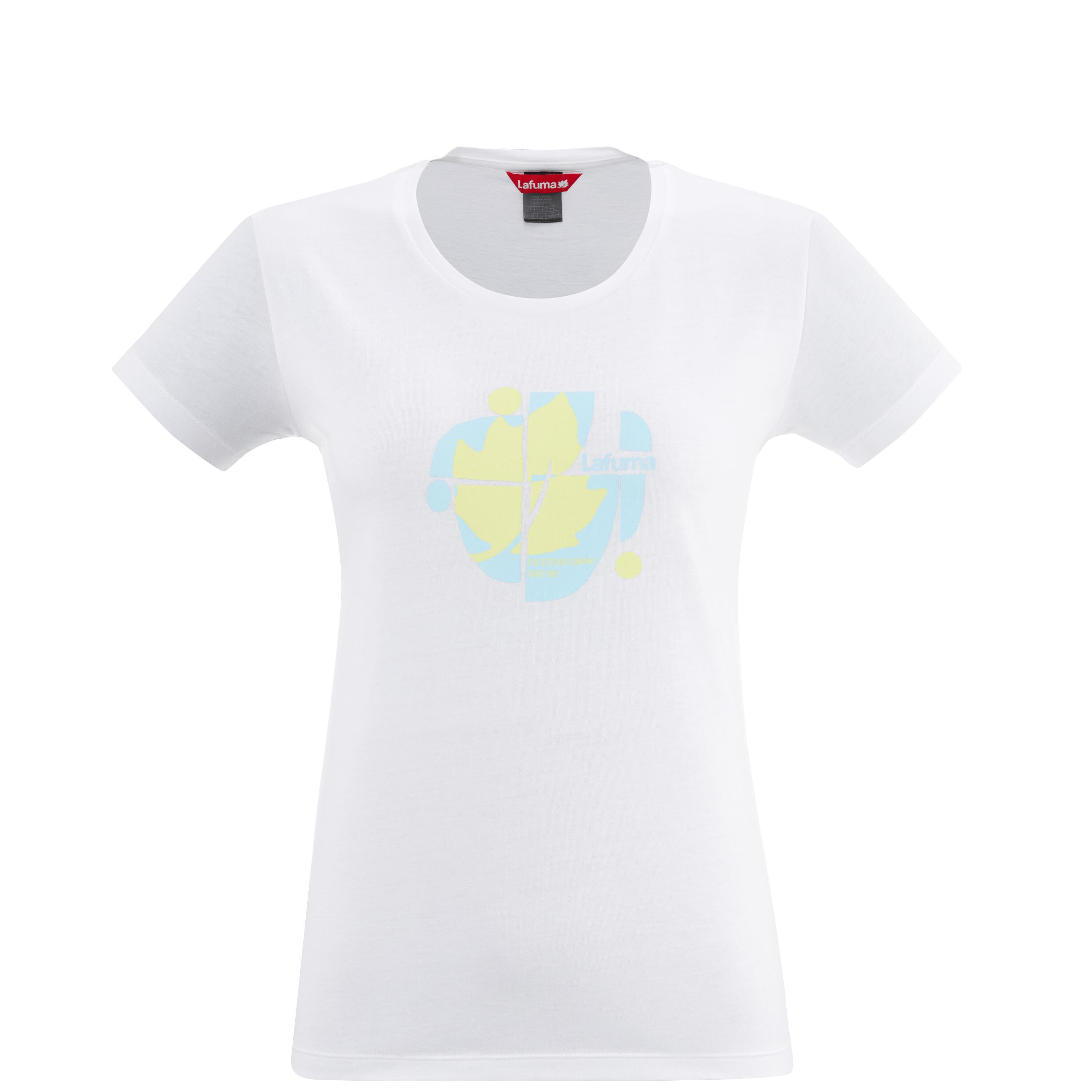 Lafuma - T-shirt Voyage Femme Pearl Tee - T-shirt Manches Courtes - Blanc - 38 S - Decathlon