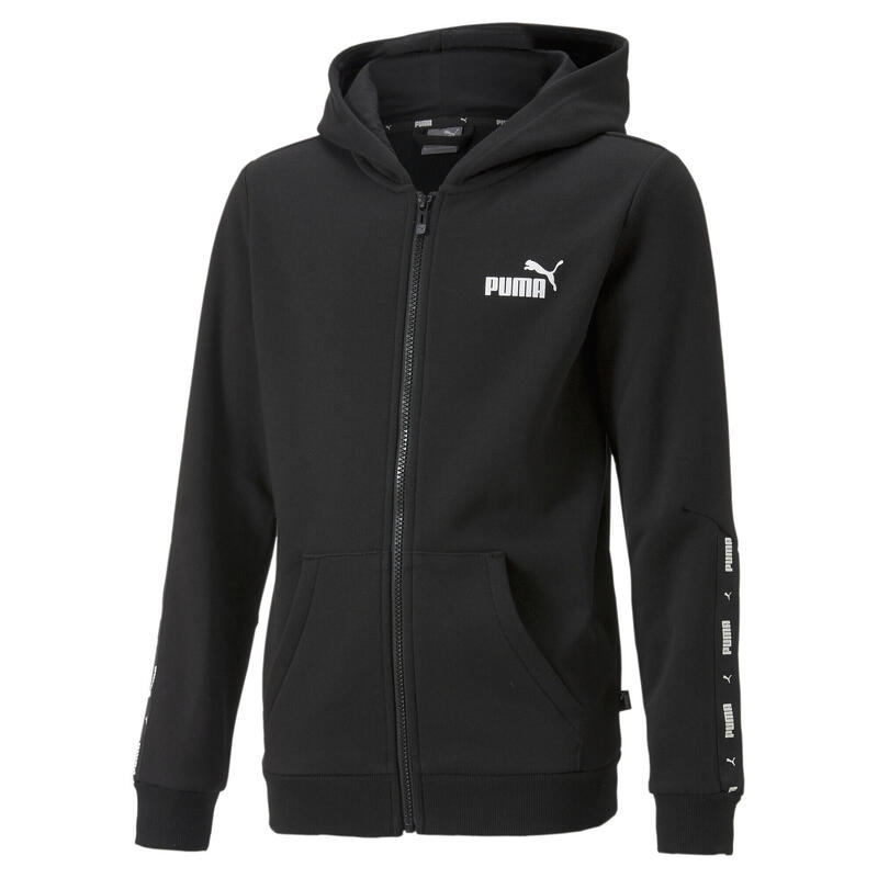 Felpa con zip integrale Essentials Tape da ragazzo PUMA