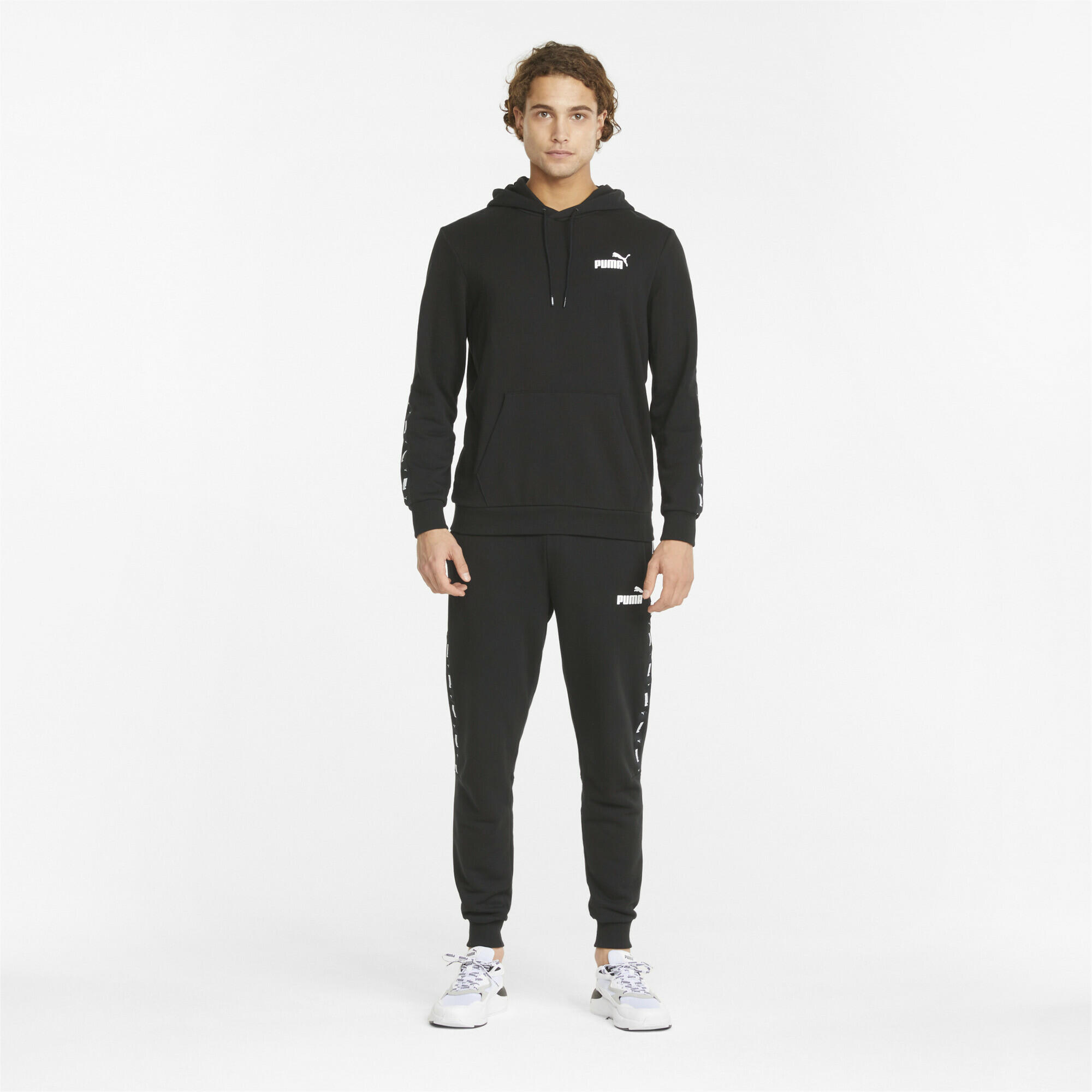 Hoodie Essentials+ Tape Homme PUMA Black 6/7