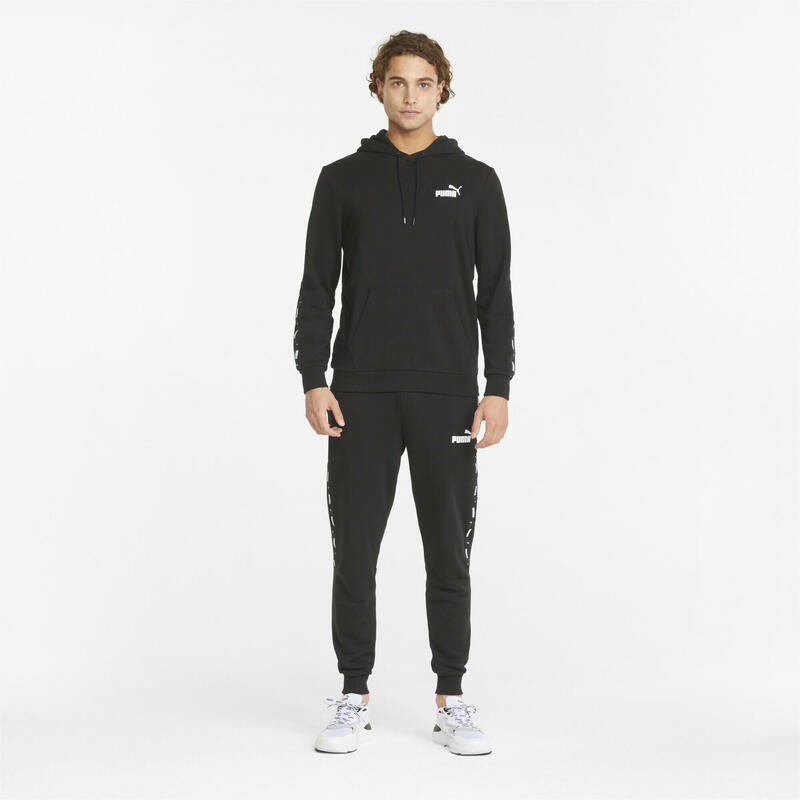 Hoodie Essentials+ Tape Homme PUMA Black