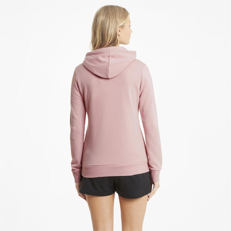 Essentials hoodie met logo dames PUMA Bridal Rose Pink