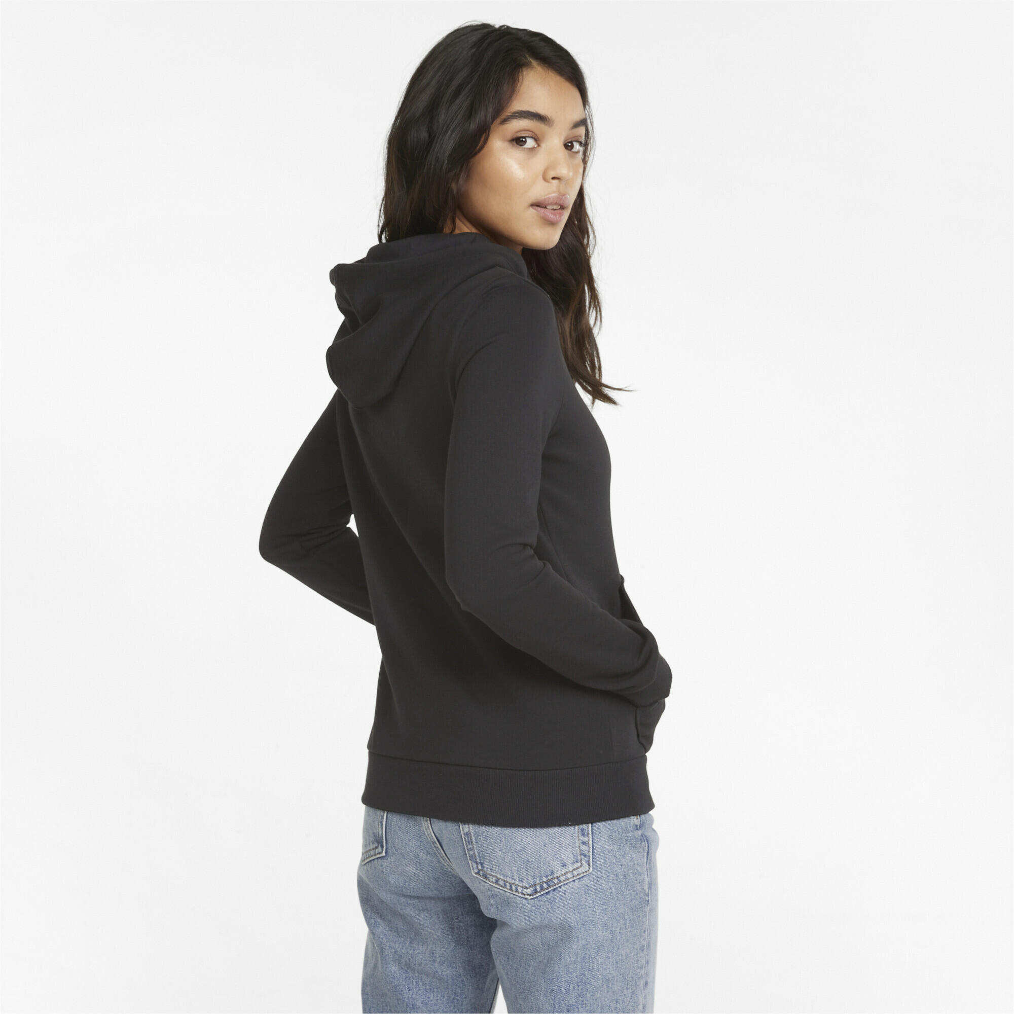 Sweat à capuche Brodé Essentials+ Femme PUMA Black 3/6