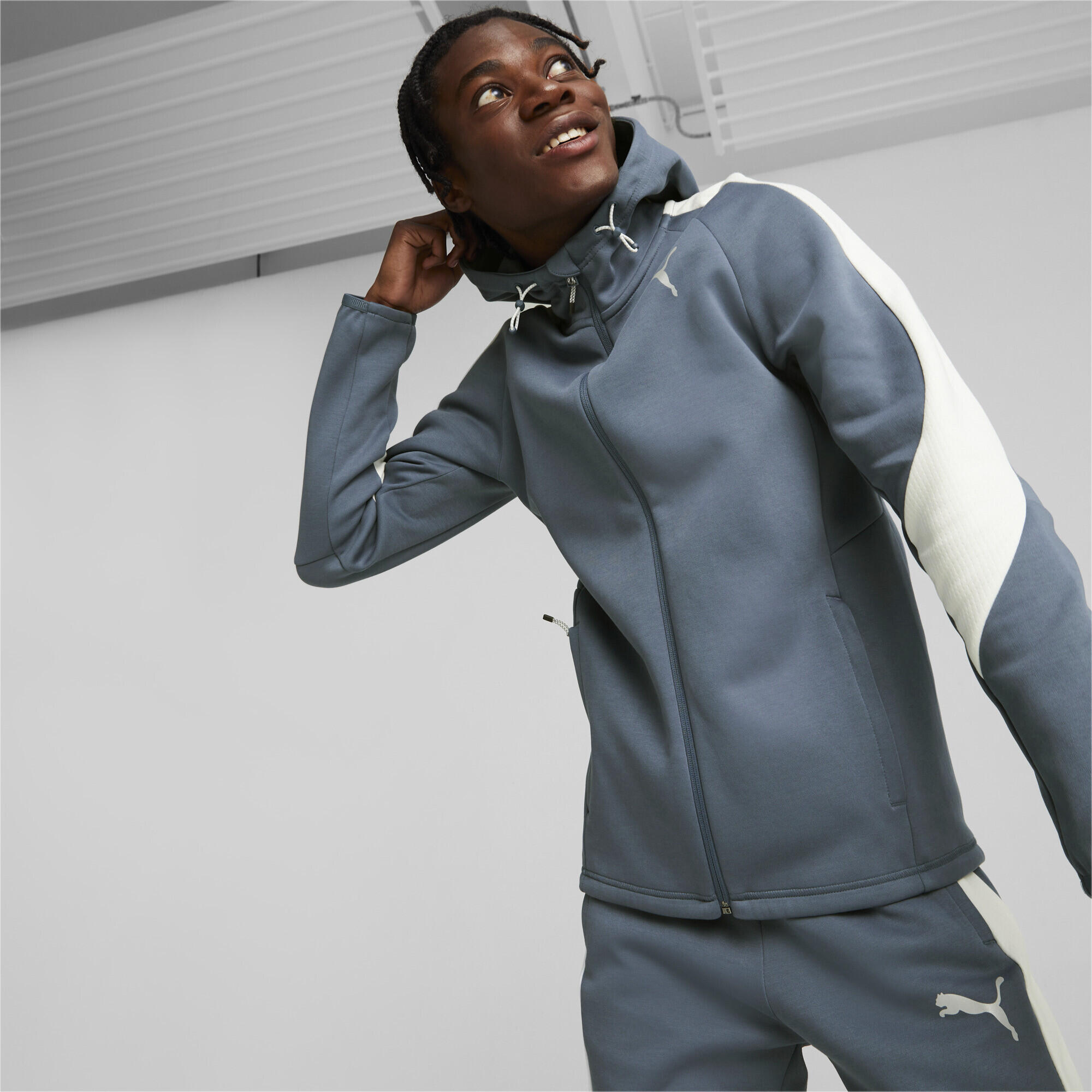 Sweat à capuche zippé Evostripe Homme PUMA 2/7