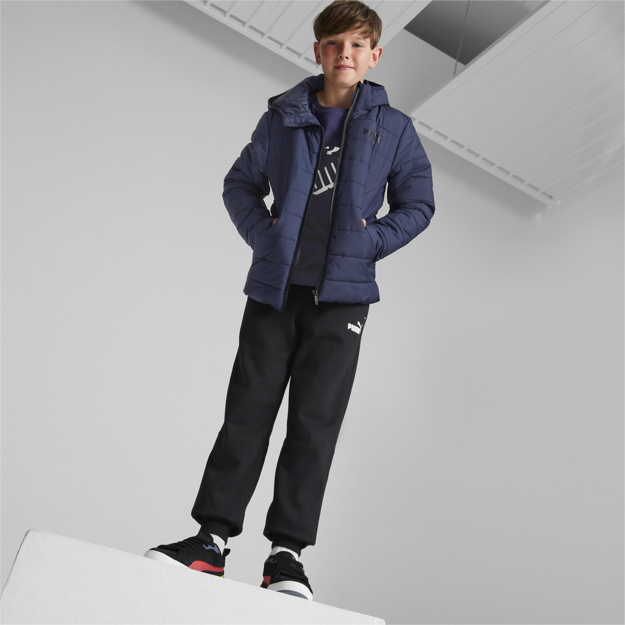 Giacca imbottita Essentials da ragazzo PUMA Peacoat Blue 3/6