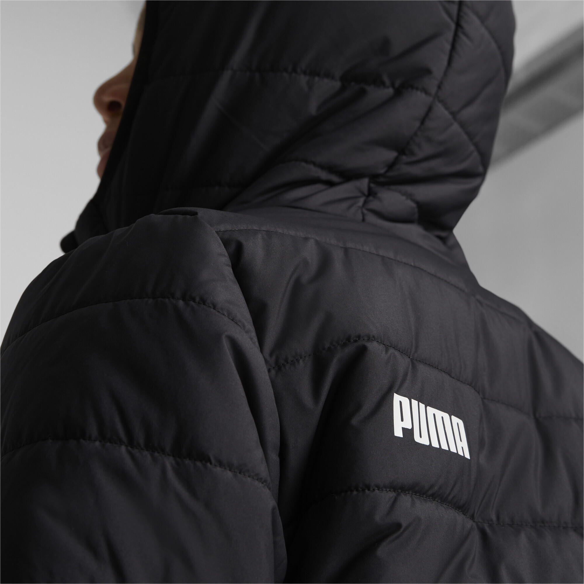 Młodzieżowa ocieplana kurtka Essentials PUMA Black 7/7