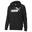 Essentials Big Logo hoodie met rits voor heren PUMA Black