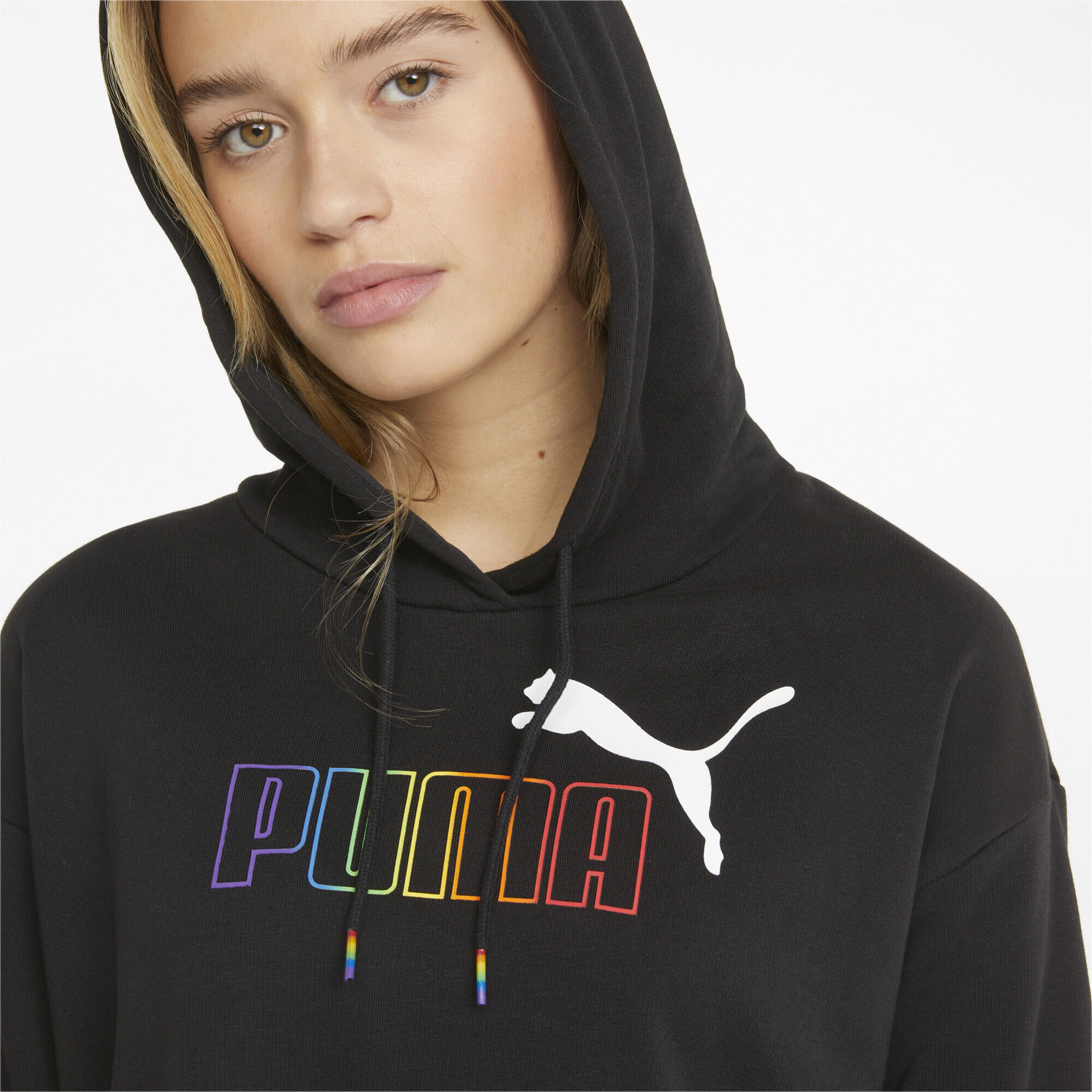 Essentials+ Cropped Damen Hoodie PUMA 5/5