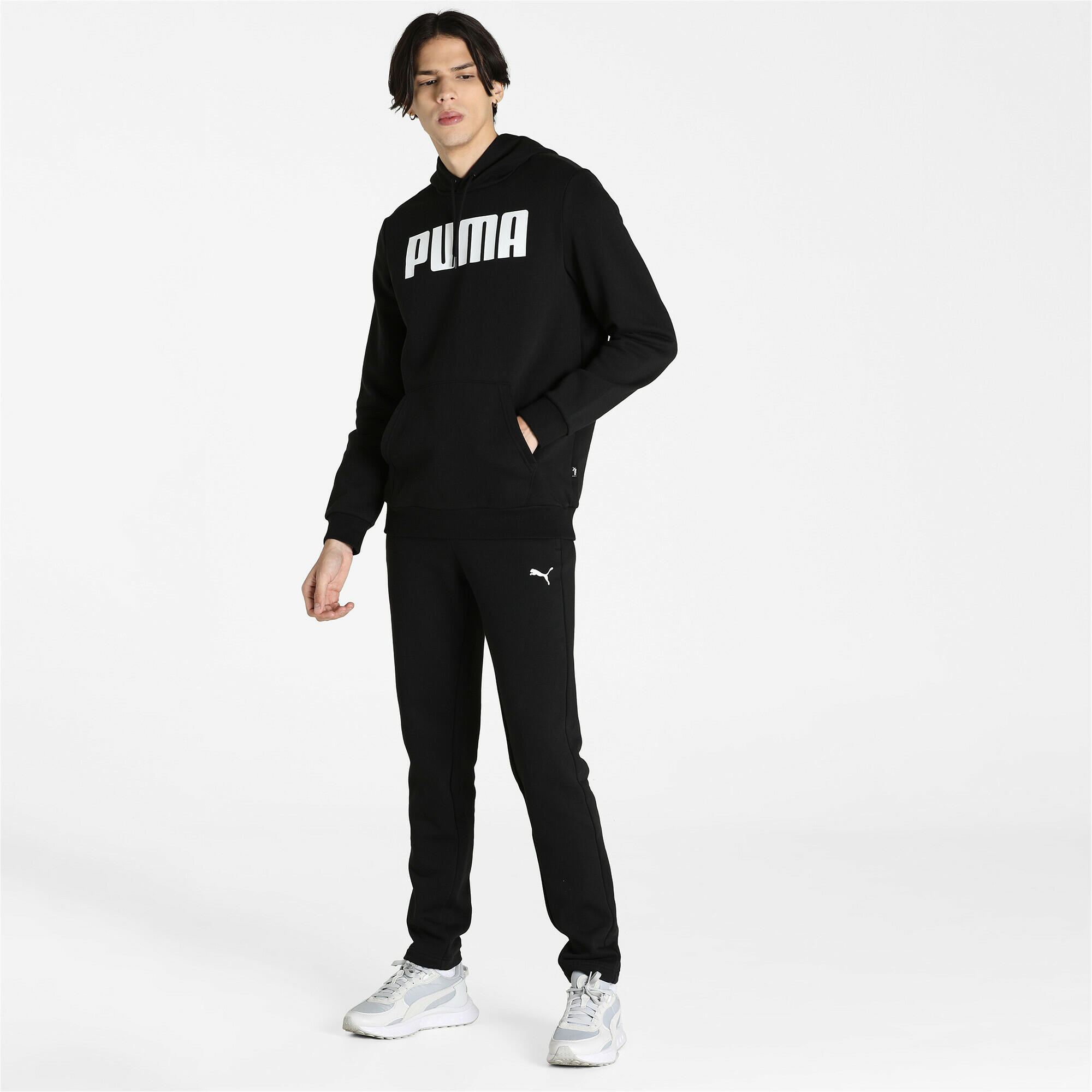 Sweat à capuche Essentials pour homme PUMA Black 5/7