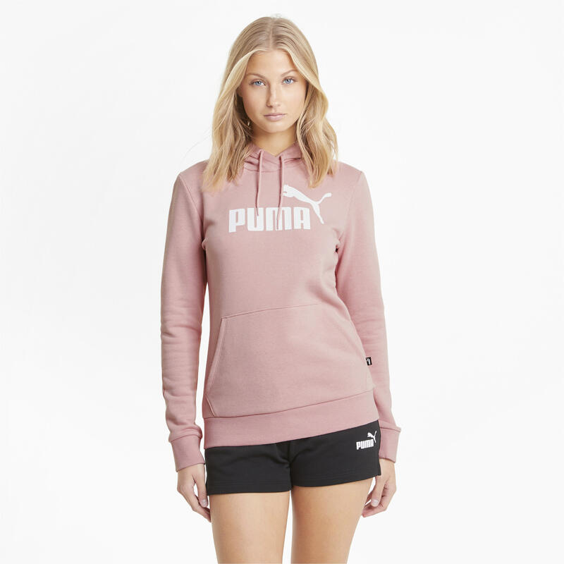 Hoodie à logo Essentials Femme PUMA Bridal Rose Pink