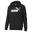 Hoodie à gros logo Essentials Full-Zip Homme PUMA Black