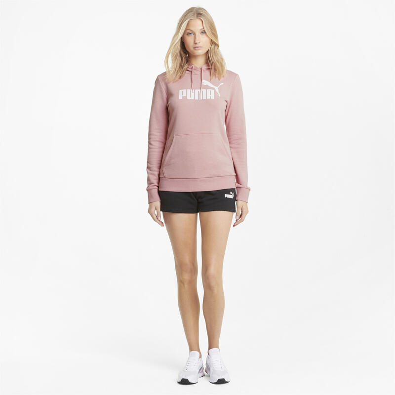 Essentials Logo Hoodie Damen PUMA Bridal Rose Pink