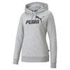 Hoodie à logo Essentials Femme PUMA Light Gray Heather