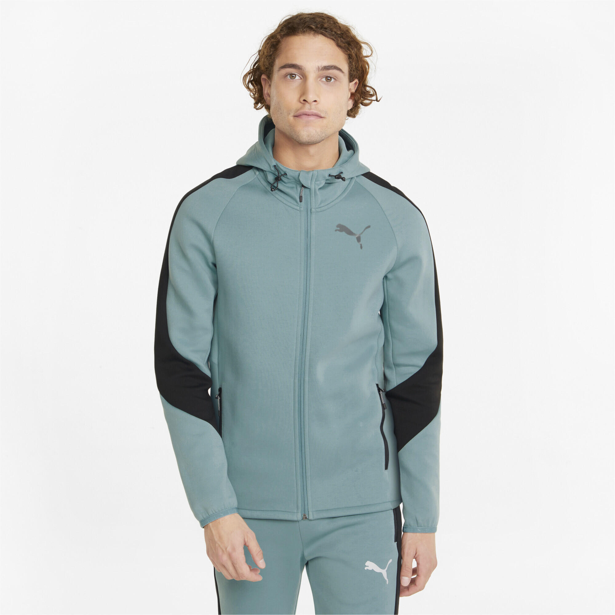 Evostripe hoodie met rits voor heren PUMA 2/7