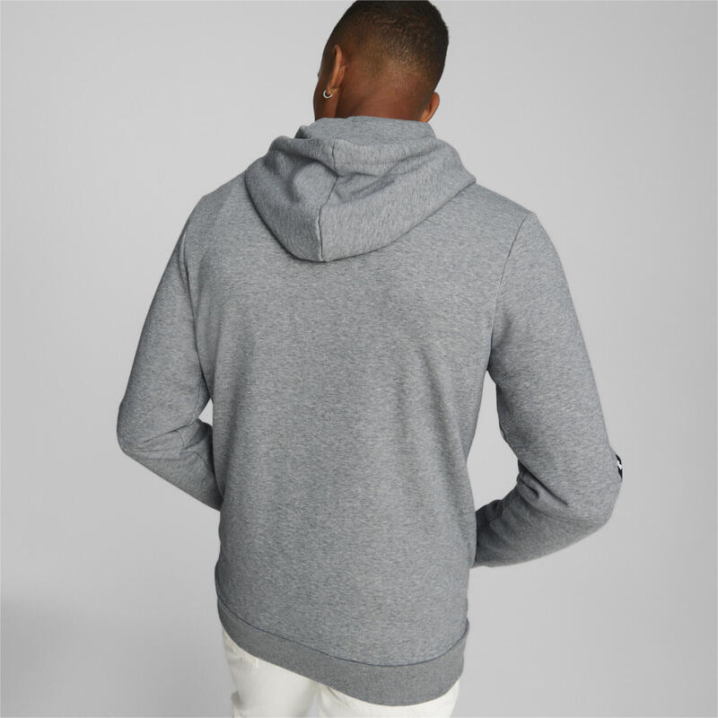 Essentials+ Tape Reißverschluss-Hoodie Herren PUMA Medium Gray Heather