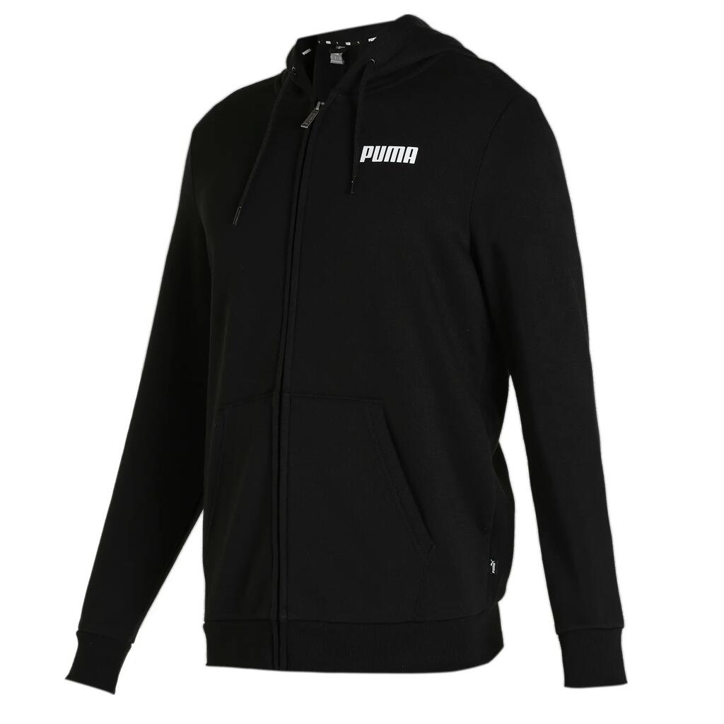 PUMA Mens Essentials Full-Zip Full-Length Hoodie