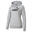 Essentials Logo hoodie voor dames PUMA Light Gray Heather