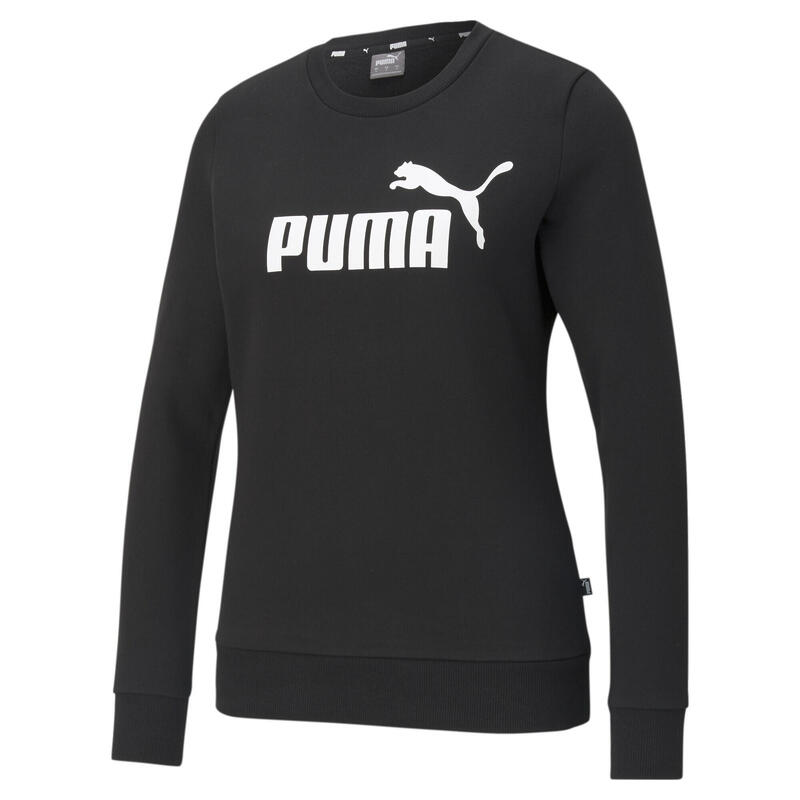 Essentials Logo sweater met ronde hals voor dames PUMA