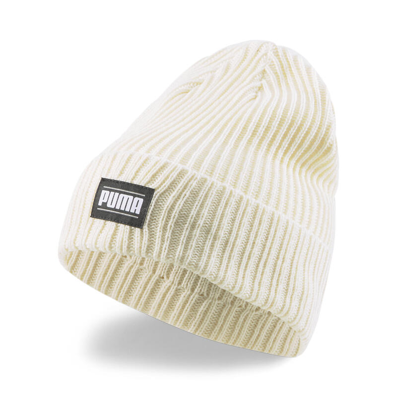 Klassieke geribbelde beanie met boord PUMA