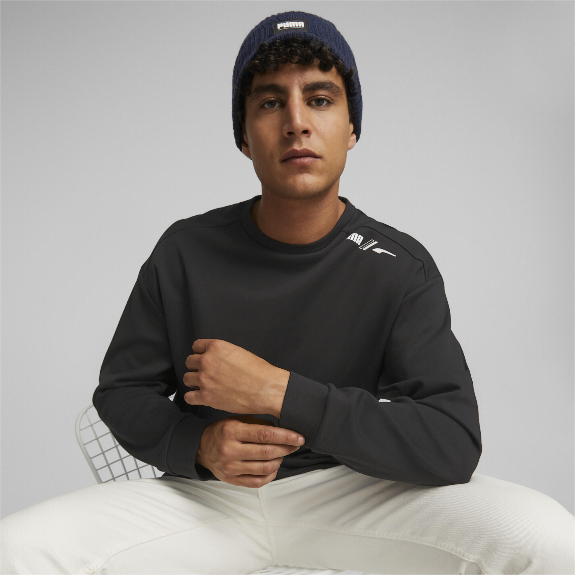 Gorro Puma Ribbed Classic Cuff Beanie, Azul, Unissex 2/7