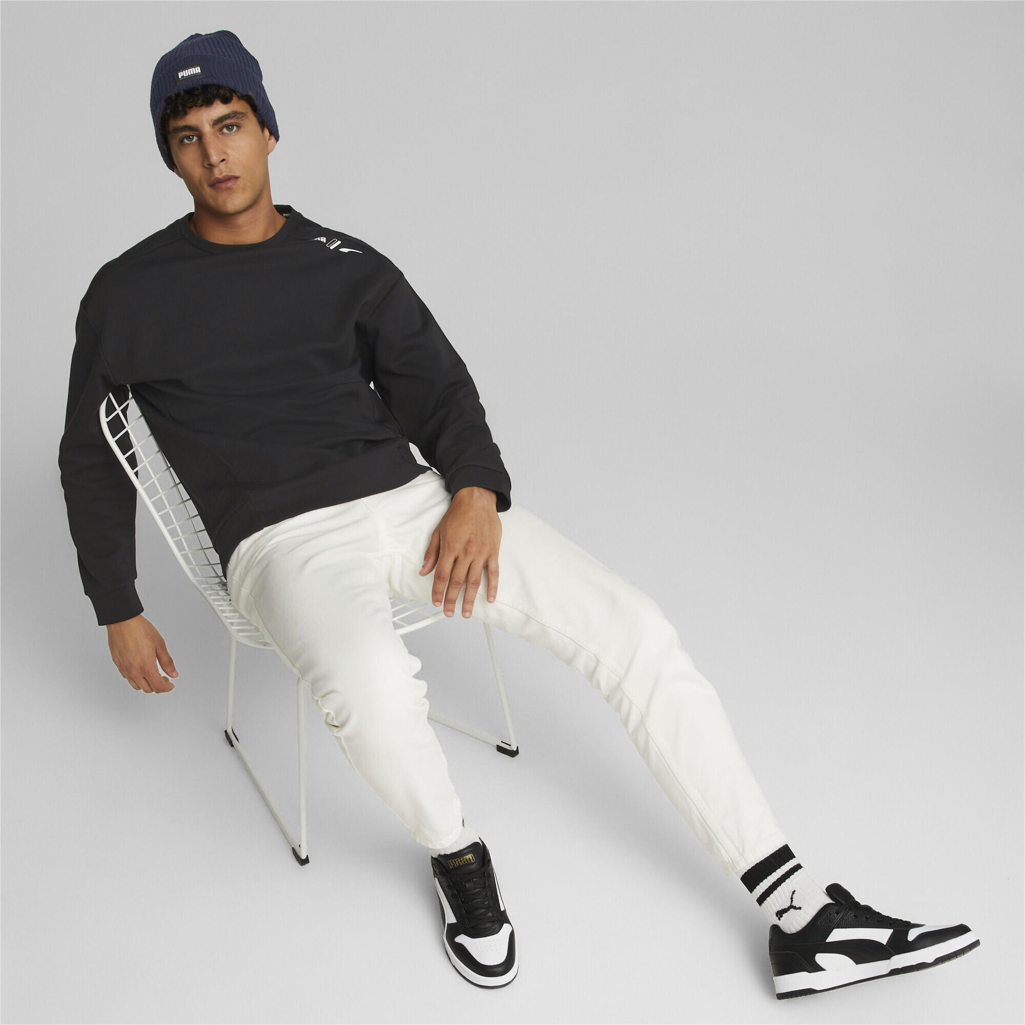 Gorro Puma Ribbed Classic Cuff Beanie, Azul, Unissex 4/7